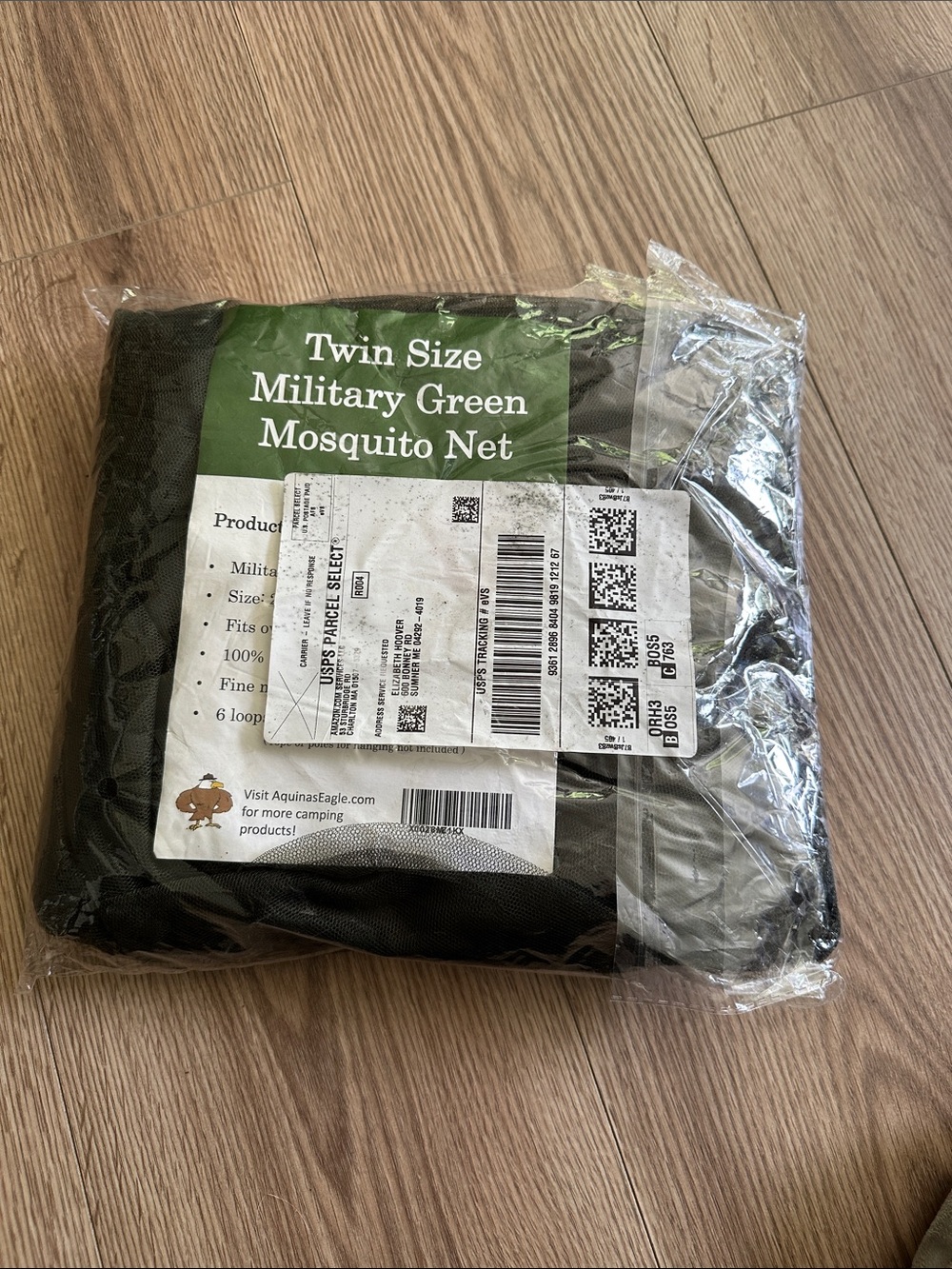 Twin Size Military Green Mosquito Net